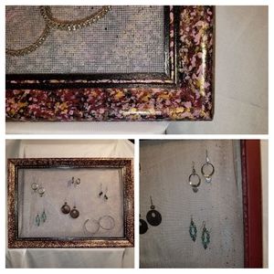 One of the kind made by me earring hanger